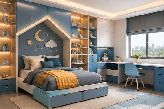 Kids room interior design by Eco Nest Design Studio